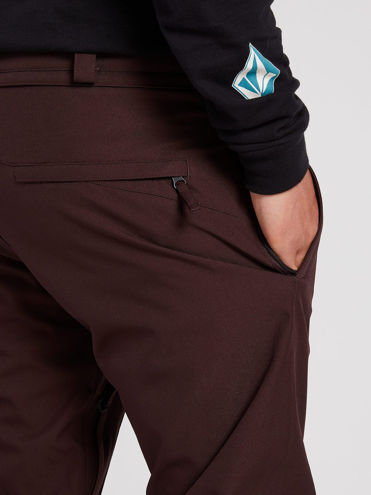 Freakin Snow Chino Pants - Black Red (G1351912_BRD) [2]
