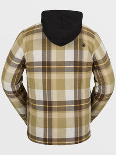 Insulated Riding Flannel Jacket - KHAKIEST (G1652401_KST) [B]