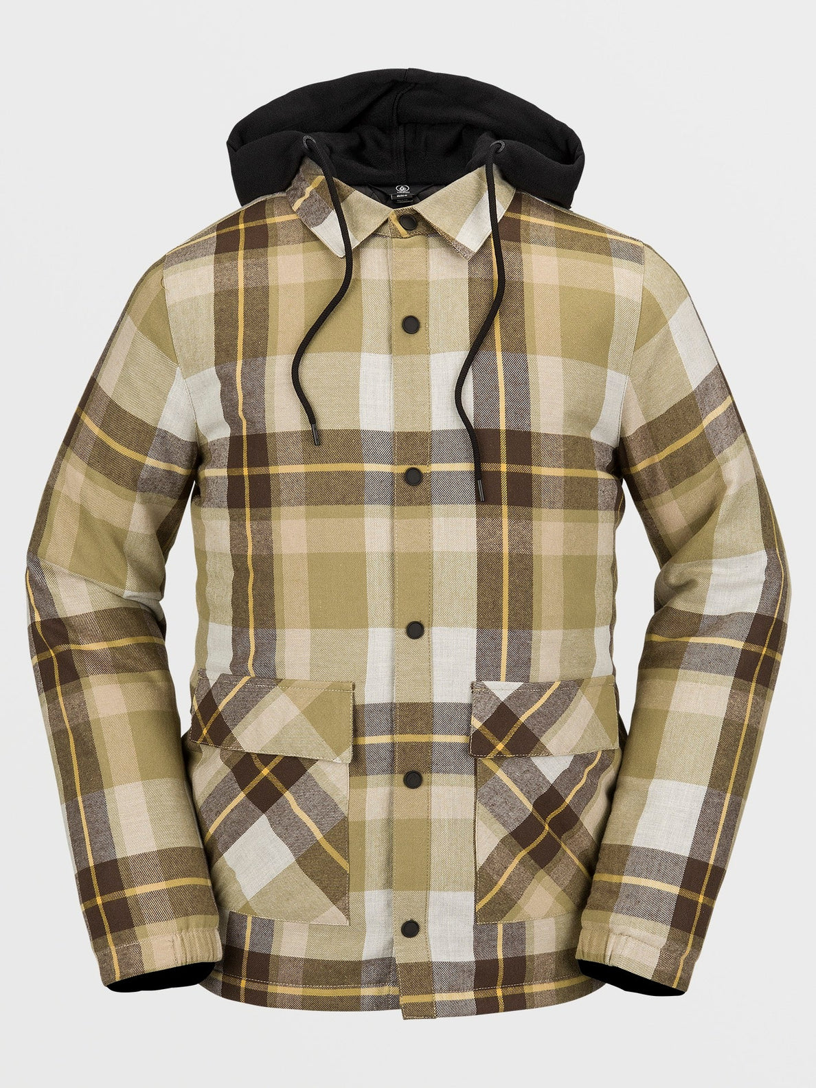 Insulated Riding Flannel Jacket - KHAKIEST (G1652401_KST) [F]