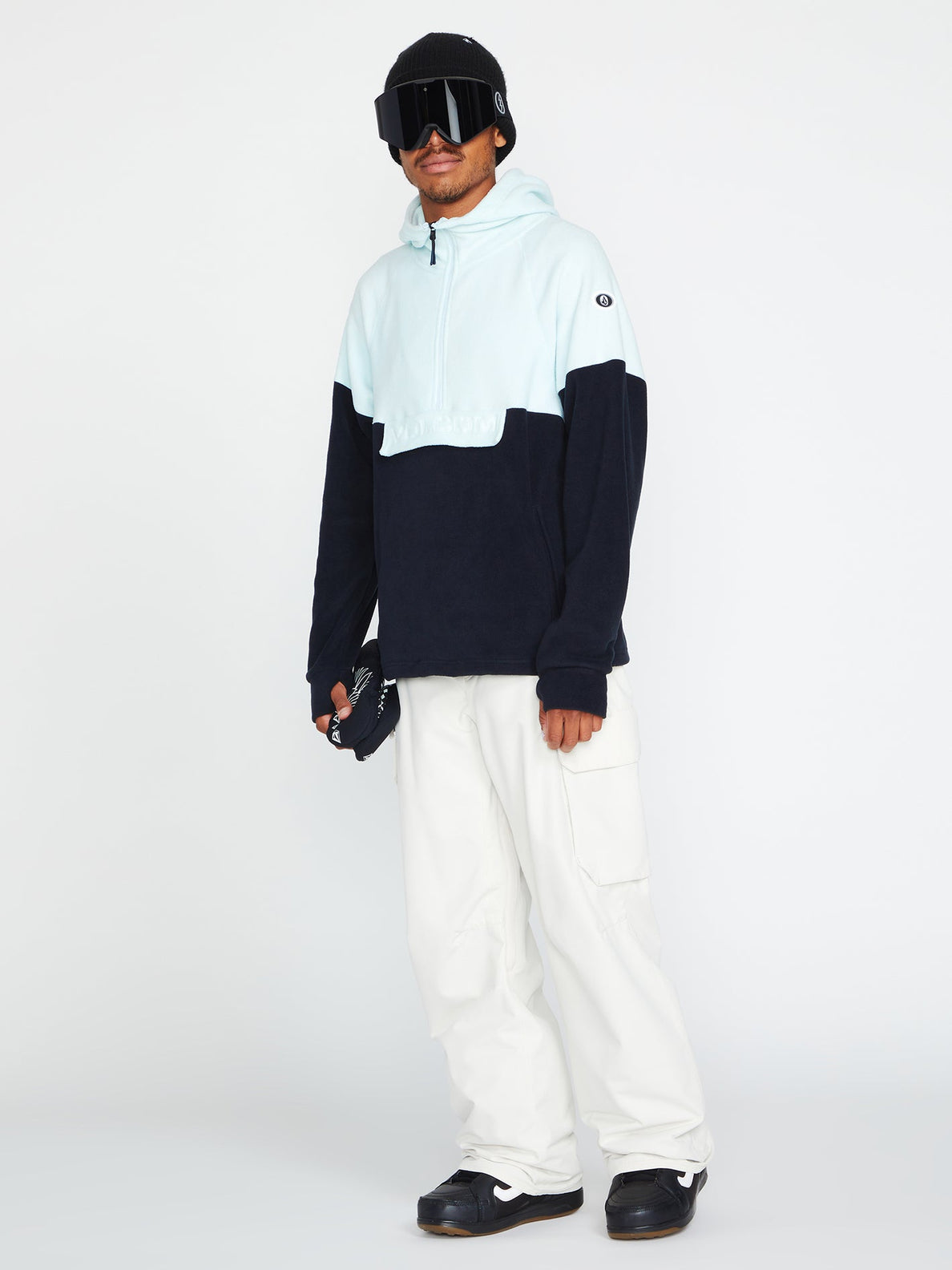 V-SCIENCE FLEECE 1/2 ZIP (G4152300_SKY) [F]