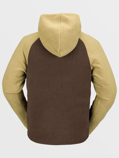 Polar Half-zipped Hoodie - DARK KHAKI (G4152401_DKA) [B]