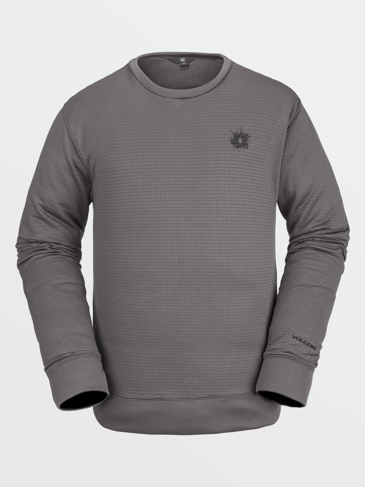 Mens Polartec Crew Fleece - DARK GREY (G4652200_DGR) [F]