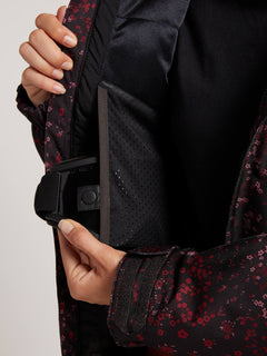 Shadow Ins Jacke - Black Floral Print