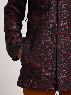 Shadow Ins Jacke - Black Floral Print