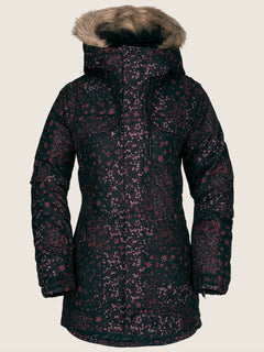 Shadow Ins Jacke - Black Floral Print