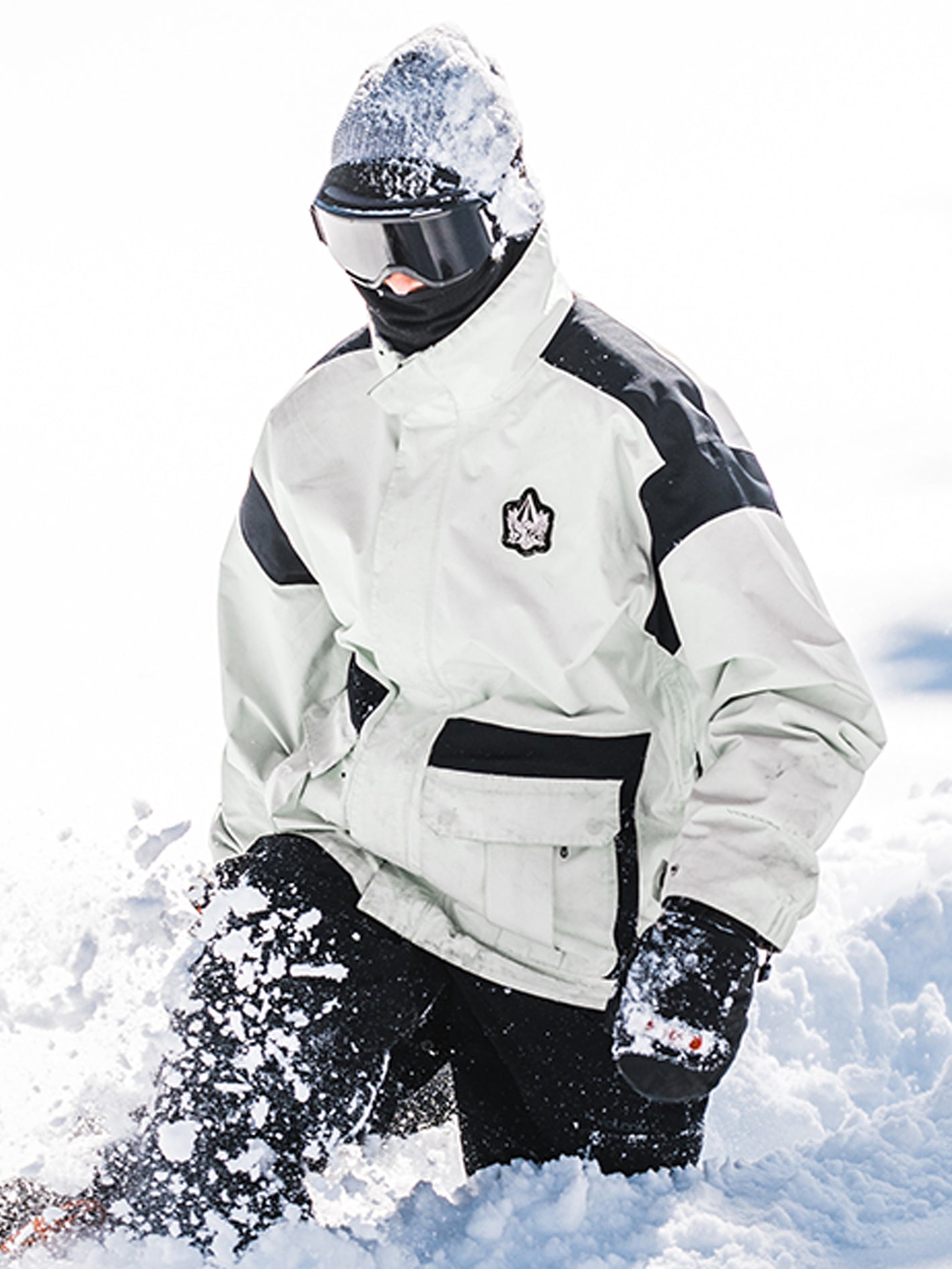 Melancon Gore-Tex Jacket - Off White (Unisex) | Volcom Switzerland