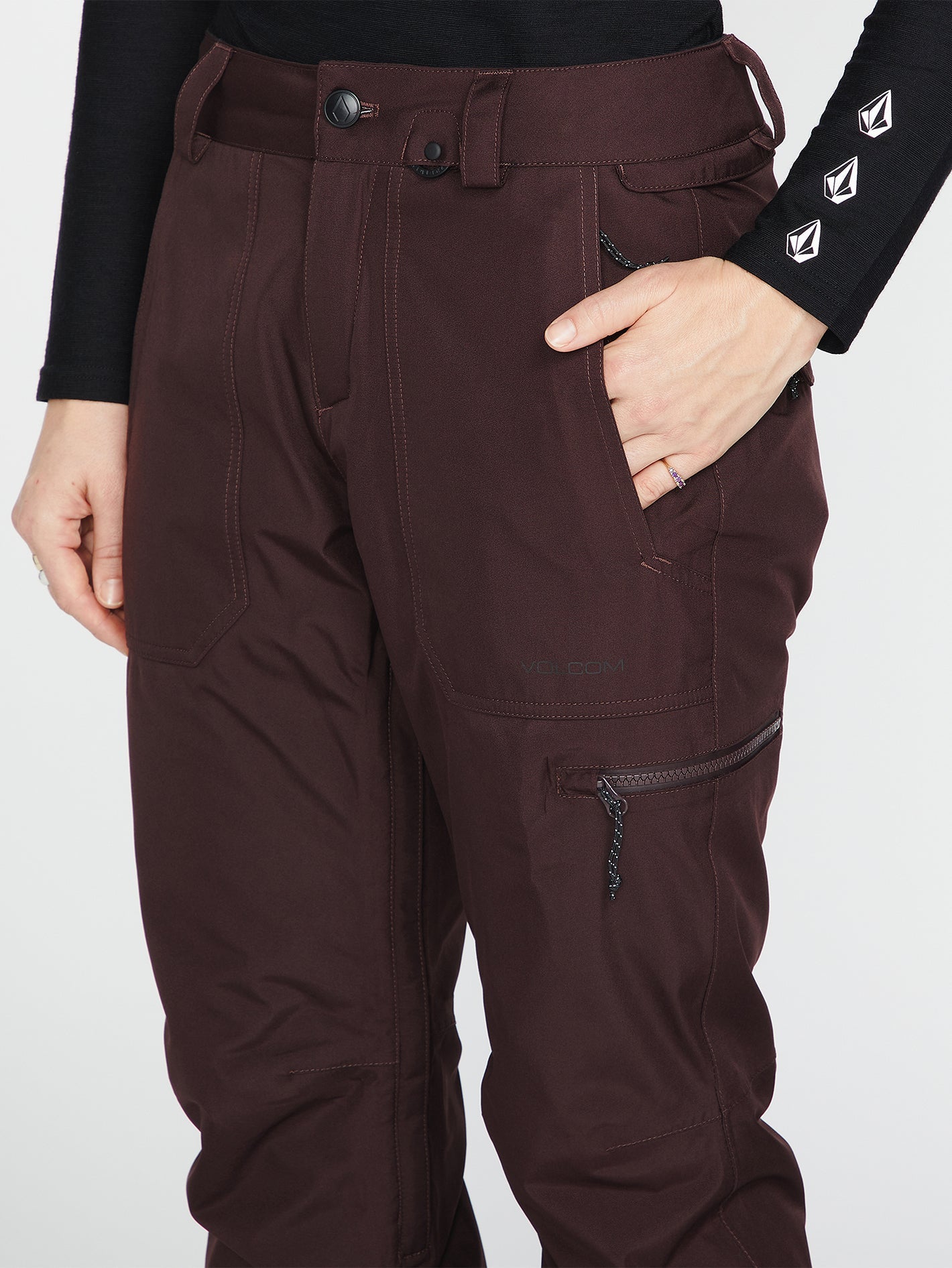 Knox Insulated Gore-Tex Trousers - Black Plum | Volcom Switzerland