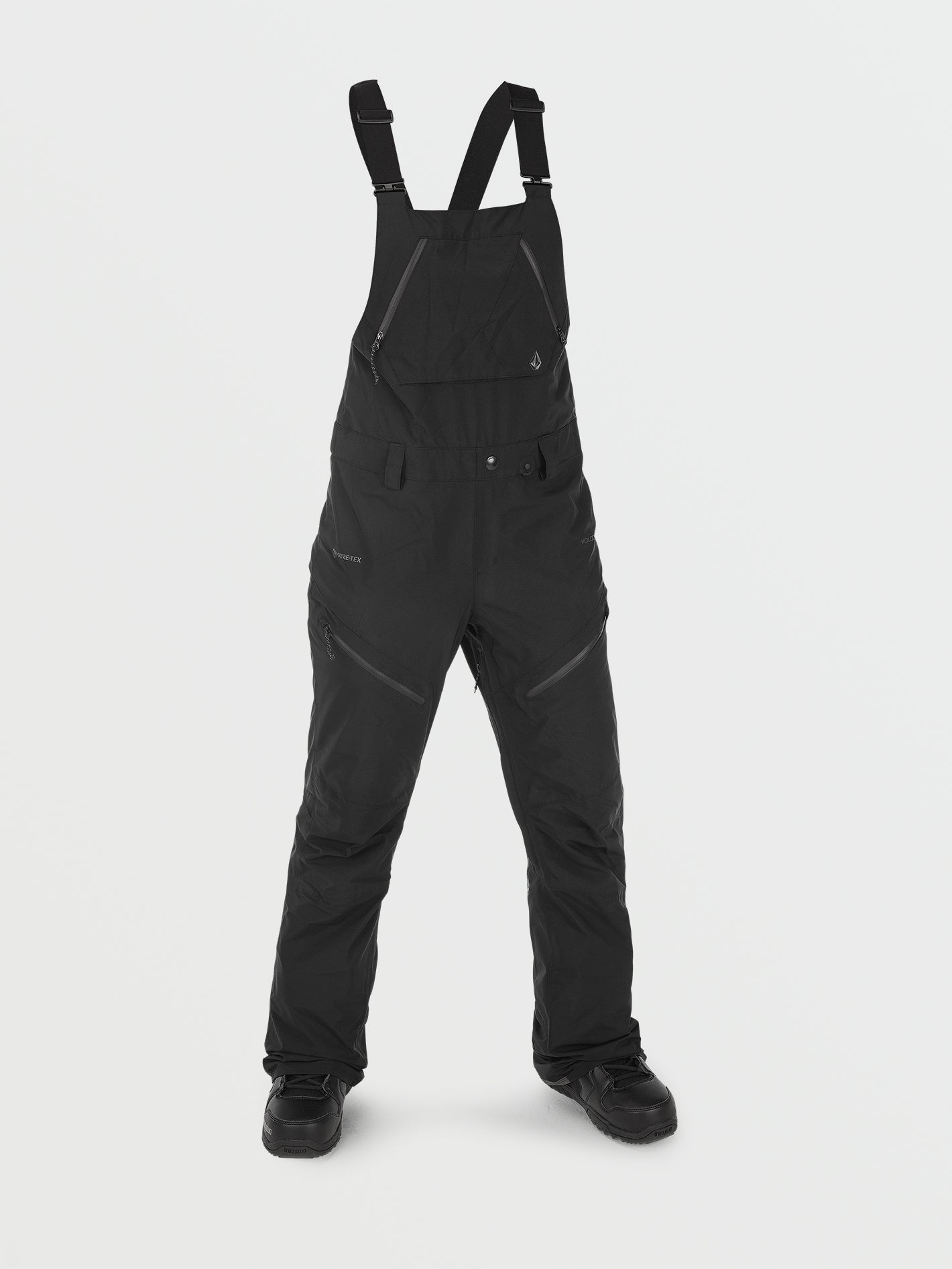 Elm Stretch Gore-Tex Bib Overall - Black | Volcom Switzerland