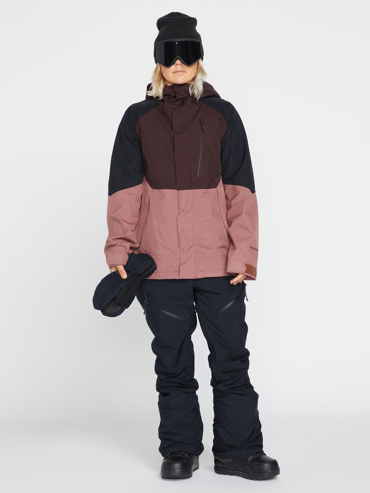 Elm Stretch Gore-Tex Bib Overall - Black | Volcom Switzerland