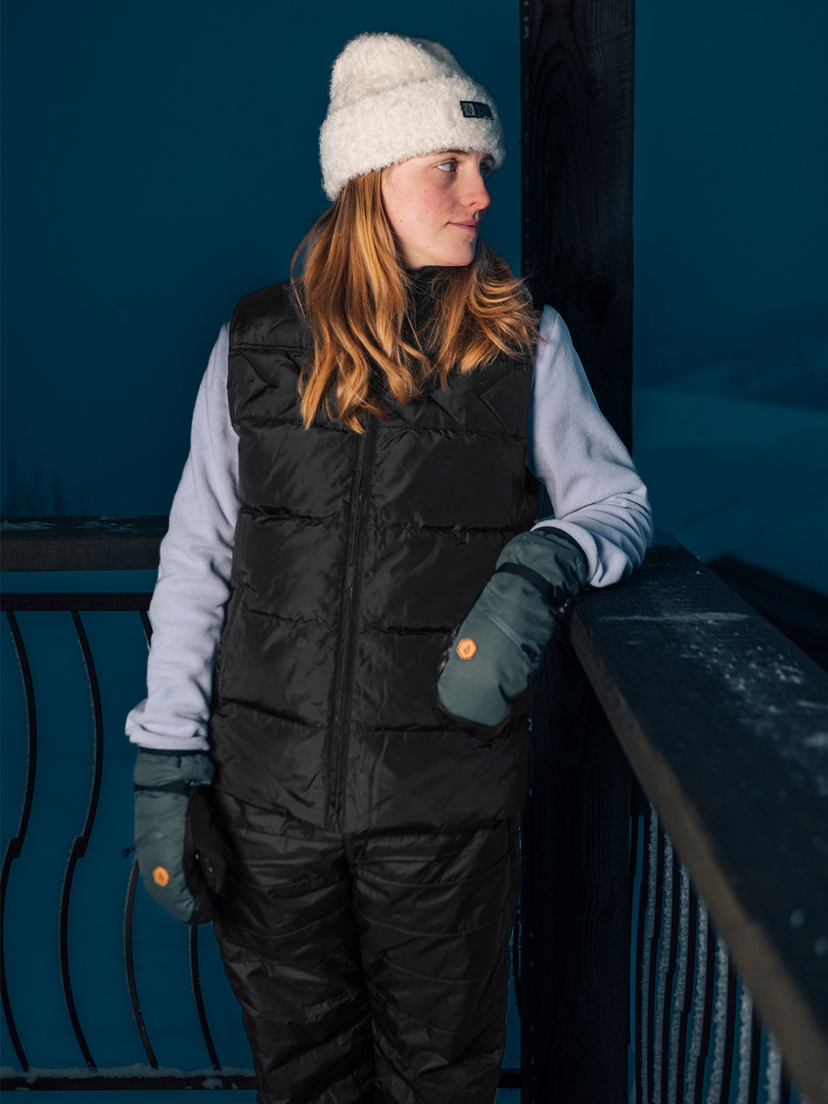 Stone Castine Puff Vest - BLACK (H1852400_BLK) [55]