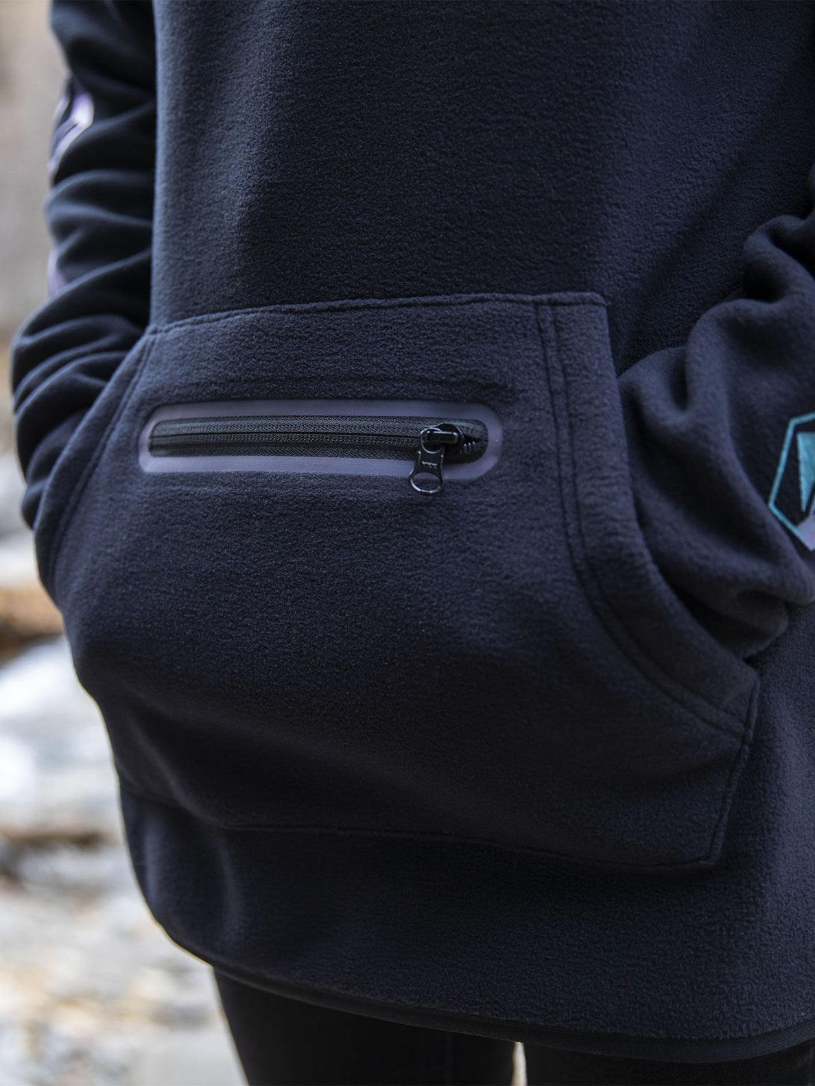 POLARTEC MID HOODY (H4152102_BLK) [201]