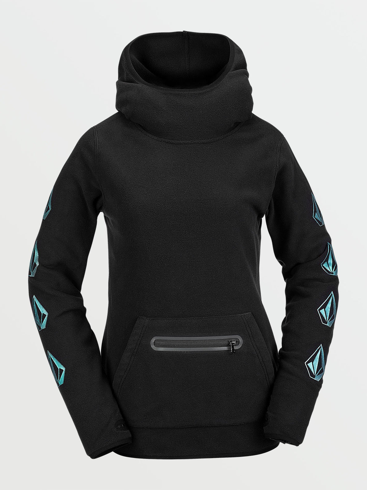 POLARTEC MID HOODY (H4152102_BLK) [F]