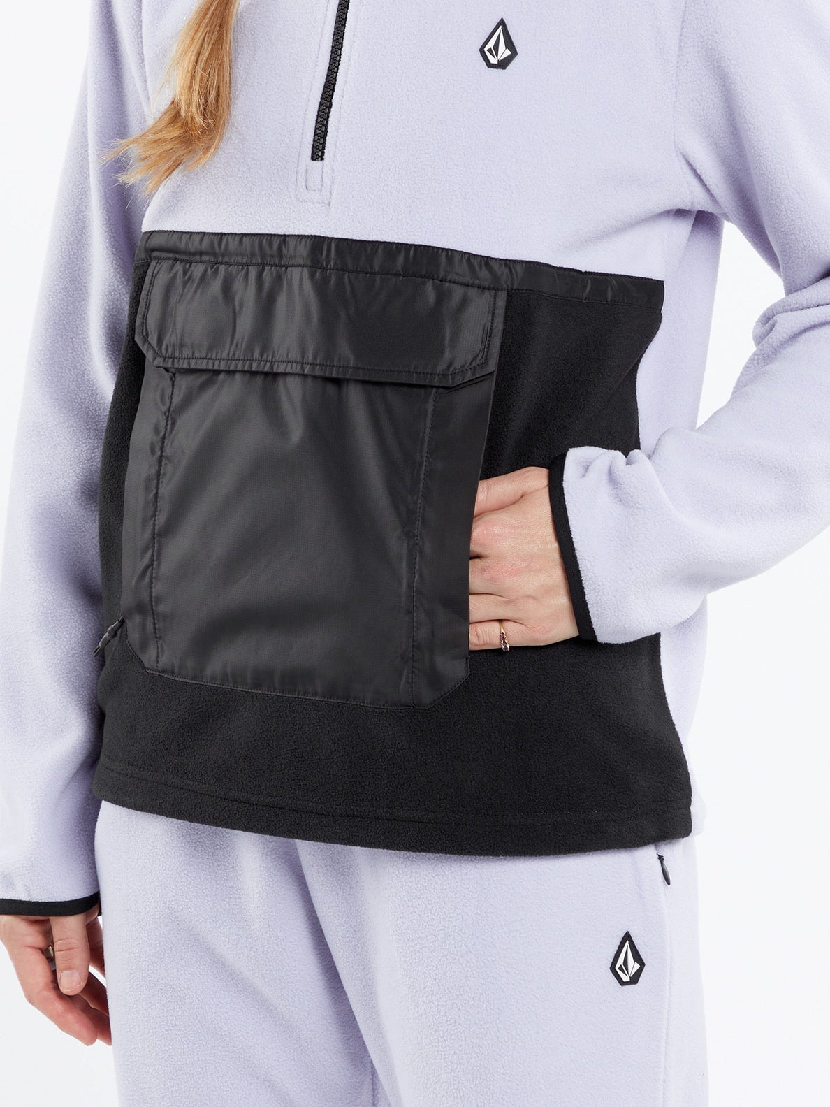 Polar Half-Zipped Sweatshirt - LILAC ASH (H4152401_LCA) [39]
