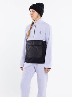 Polar Half-Zipped Sweatshirt - LILAC ASH (H4152401_LCA) [48]