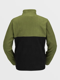 Youth Half-Zipped Polar Sweatshirt - MILITARY - (KIDS) (I4152400_MIL) [B]