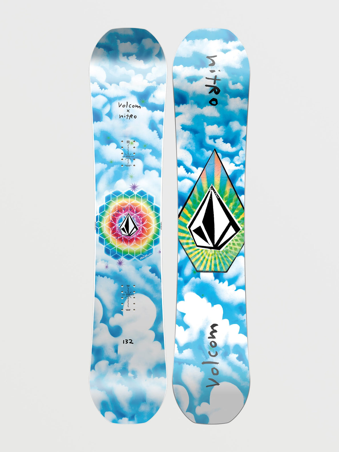 Ripper Youth X Volcom Snowboard (137 cm) - BLACK (J6751223N_BLK) [F]