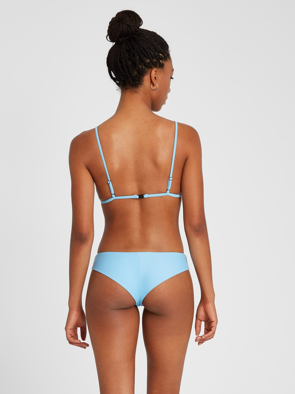 Simply Solid Triangle Bikini Top - Coastal Blue (O1412100_CBL) [B]