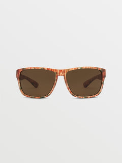 Baloney Matte Geo Sunglasses (Bronze Lens) - MEGA ORANGE (VE00104903_MGO) [F]