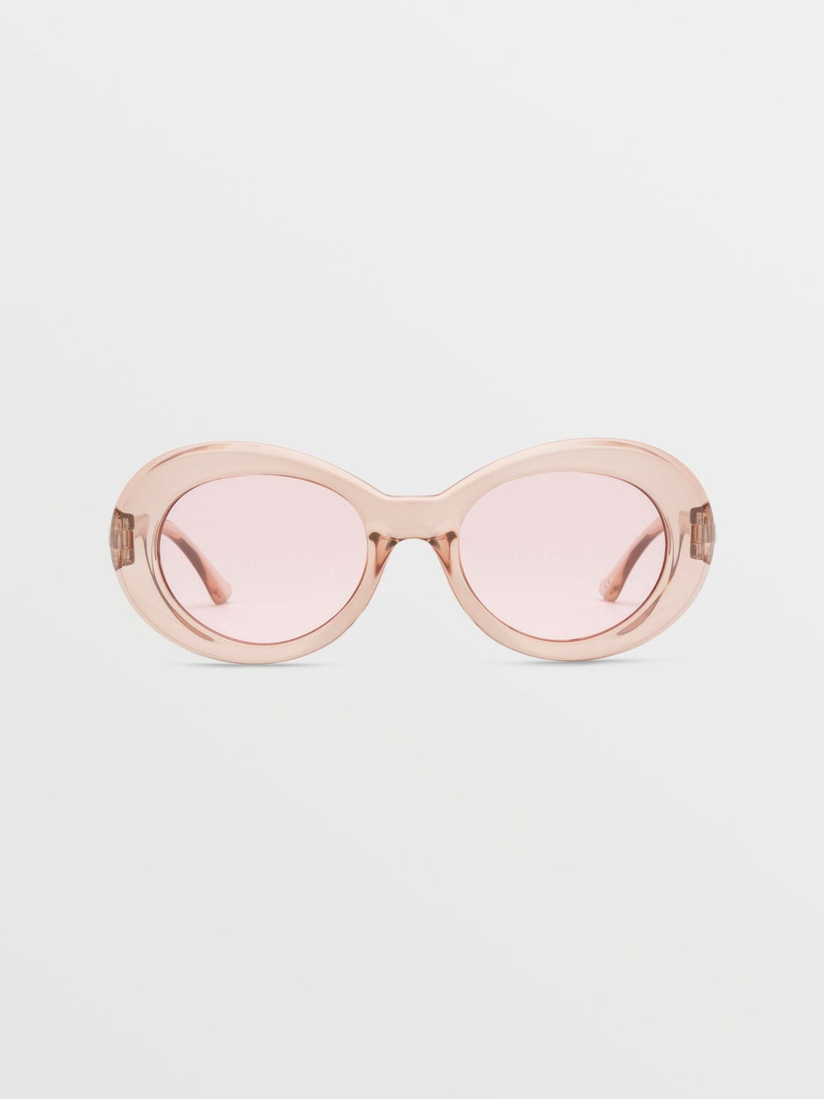 Stoned Gloss Quail Feather Sunglasses (Pink Lens) - FEATHER GREY (VE03204511_FTH) [F]