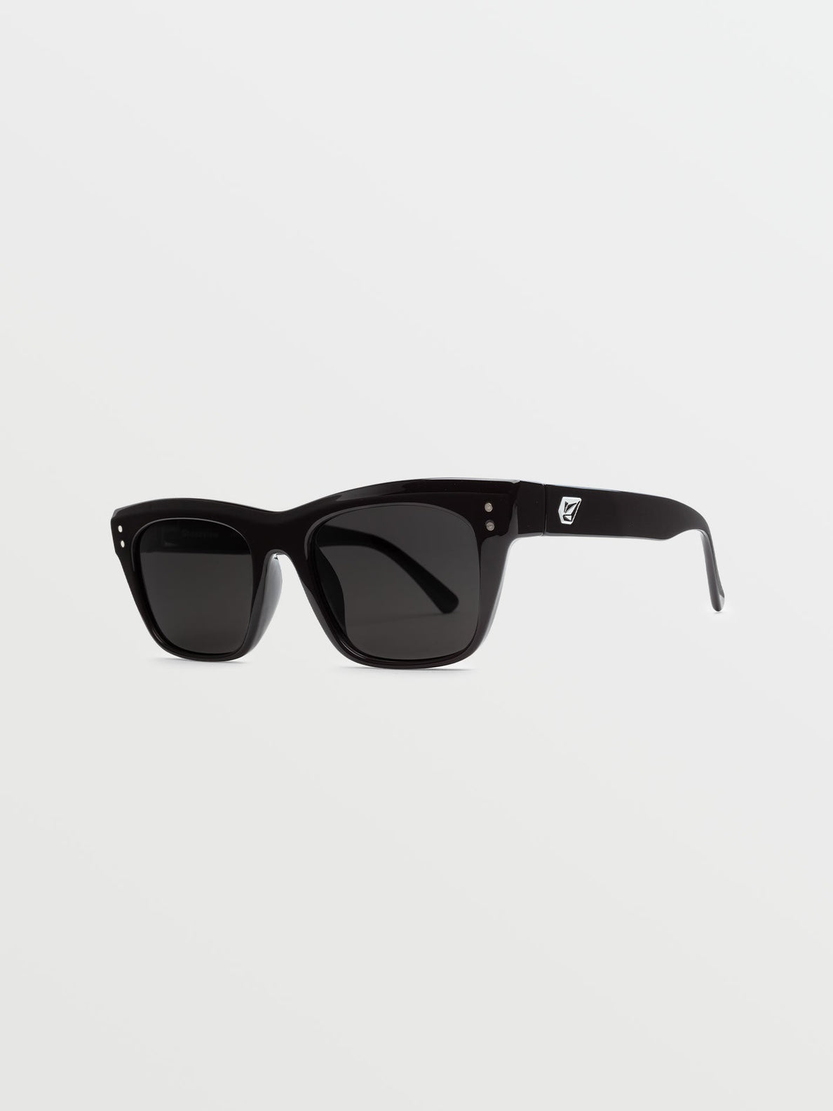 Stoneview Gloss Black Sunglasses (Gray Lens) - BLACK (VE04400201_BLK) [F]