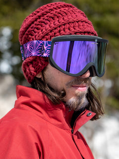 Footprints Mike Ravelson Goggle (+ Bonus Lens - Yellow) - PURPLE CHROME (VG0623518_PPCH) [101]